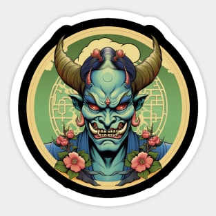 Hannya Ghost Samurai Sticker